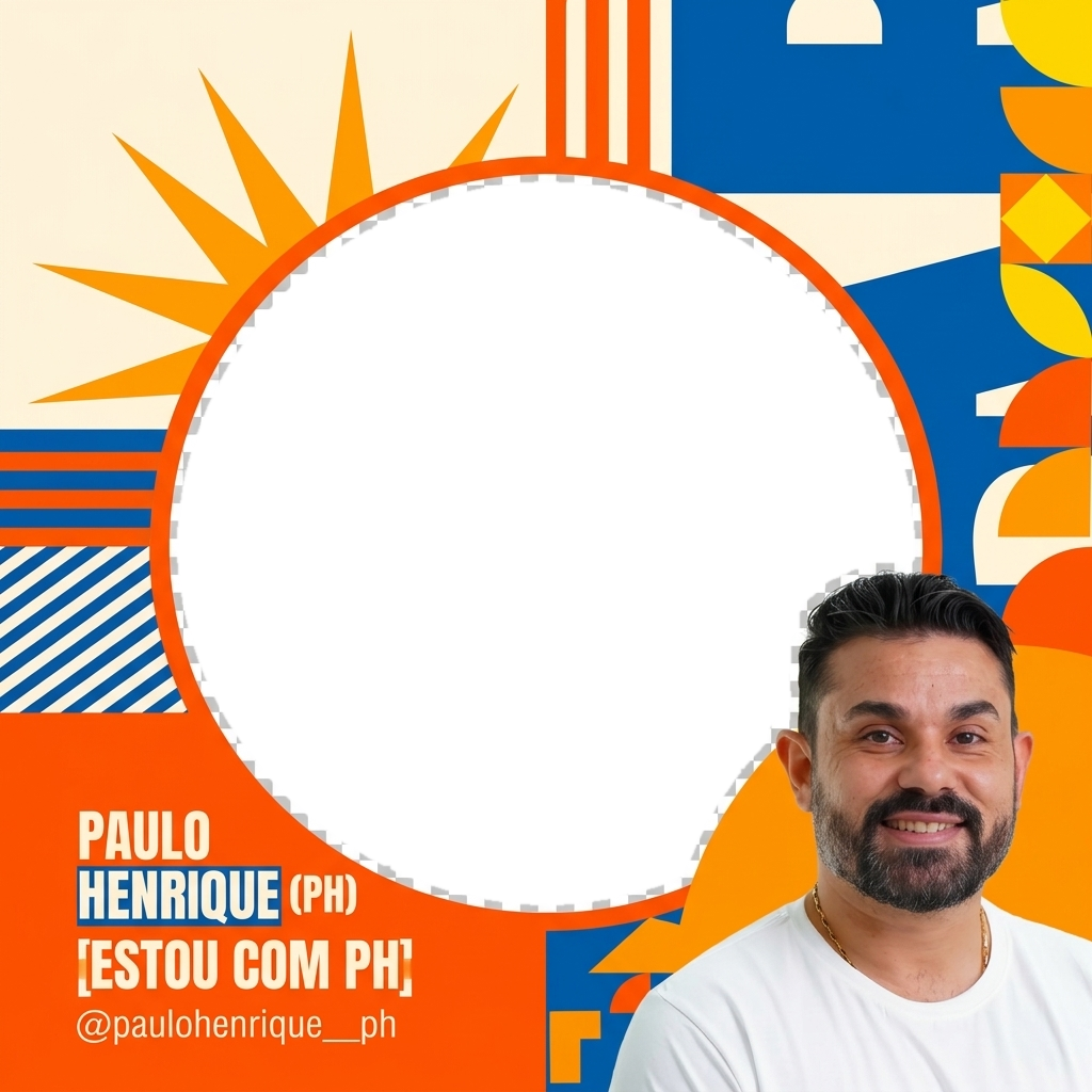 Moldura Estou com PH • Sol