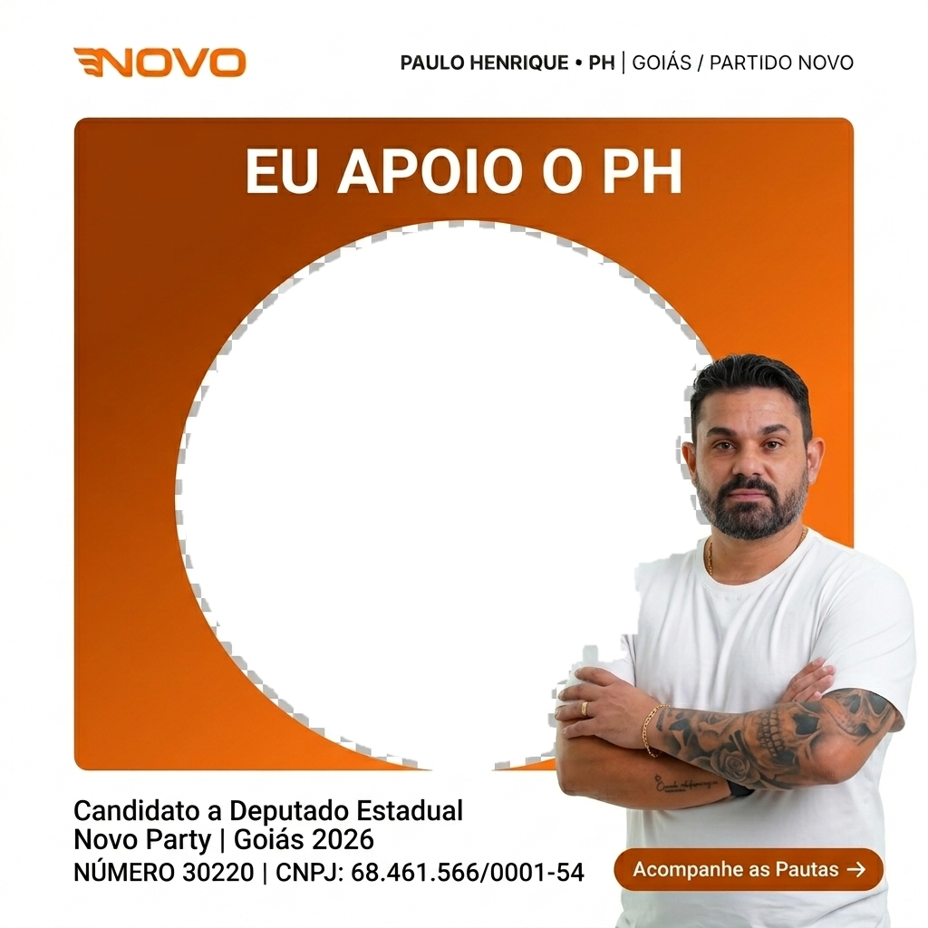Moldura Eu apoio o PH • NOVO