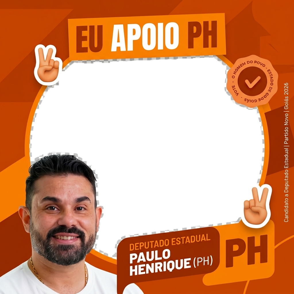 Moldura Eu apoio PH