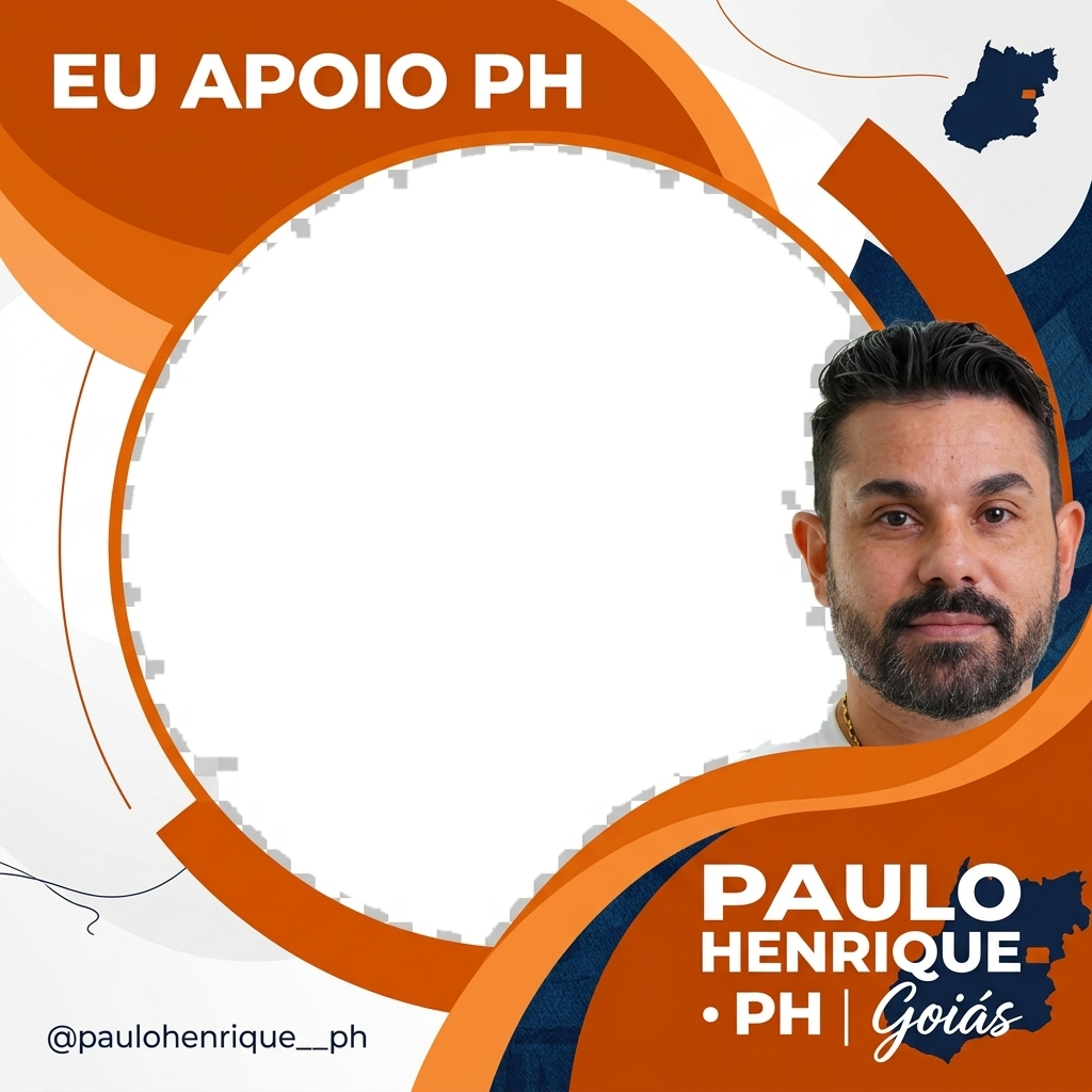 Moldura Eu apoio PH • Goiás