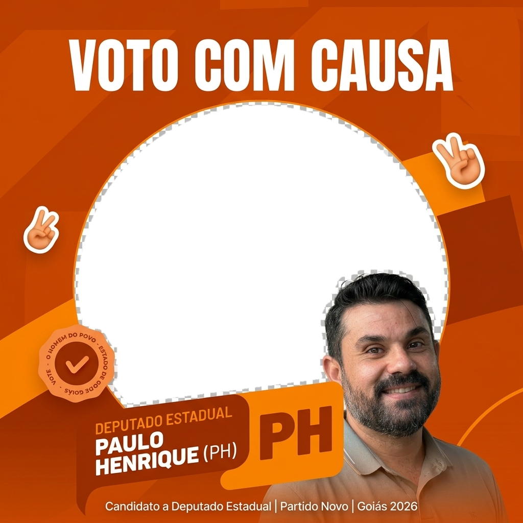 Moldura Voto com causa